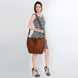 American Darling Hobo Hair-On Genuine Leather Women Bag Western Handbag Purse