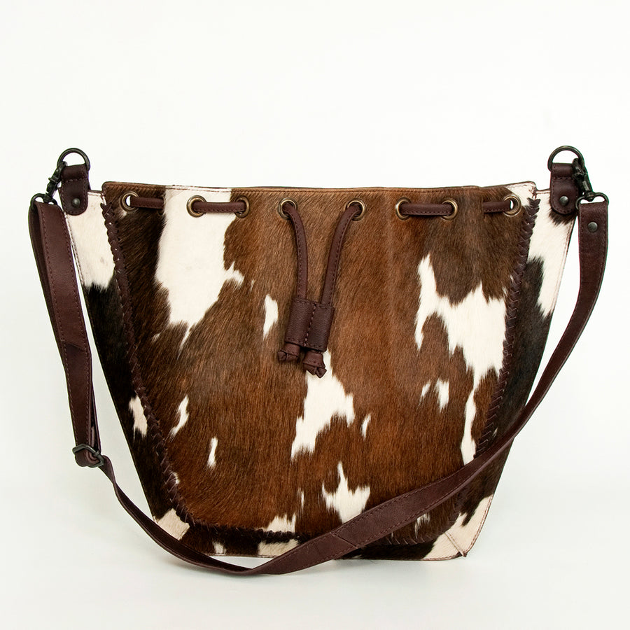 American Darling Hobo Hair-On Genuine Leather Women Bag Western Handbag Purse