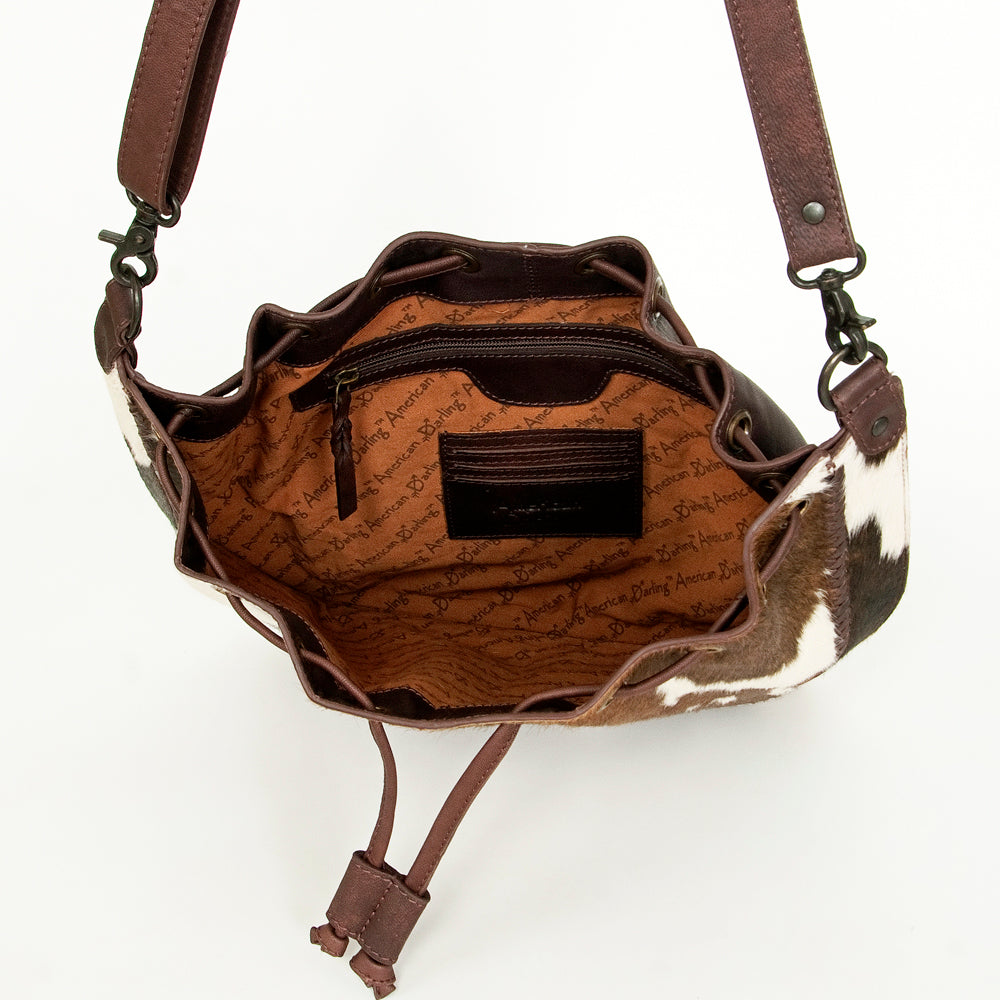 American Darling Hobo Hair-On Genuine Leather Women Bag Western Handbag Purse