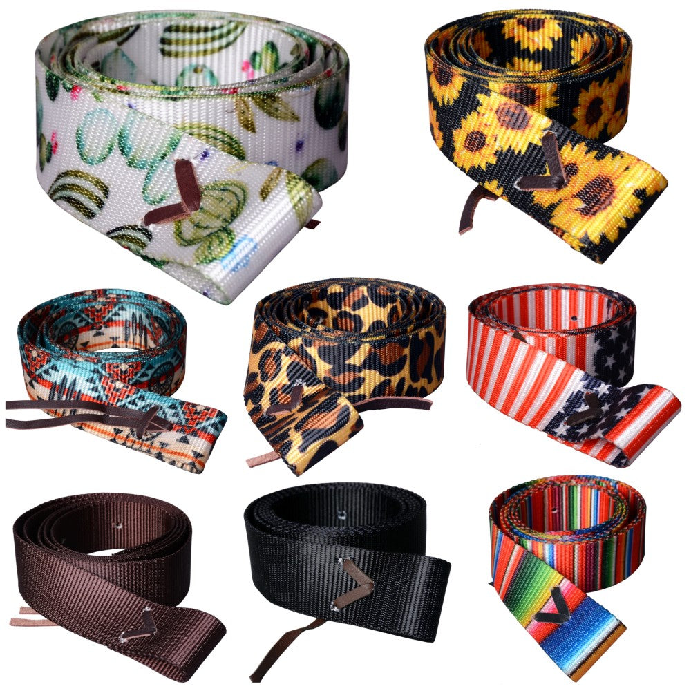 HILASON Fashion Prints 6 Feet Nylon Tie Strap | Horse cinch Western saddle Durable Adjustable