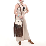 American Darling Cross Body Hair on Genuine Leather Western Women Bag | Handbag Purse Crossbody for Cute