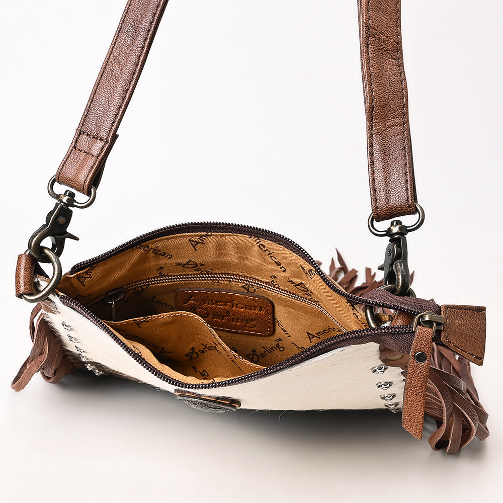 American Darling Cross Body Hair on Genuine Leather Western Women Bag | Handbag Purse Crossbody for Cute