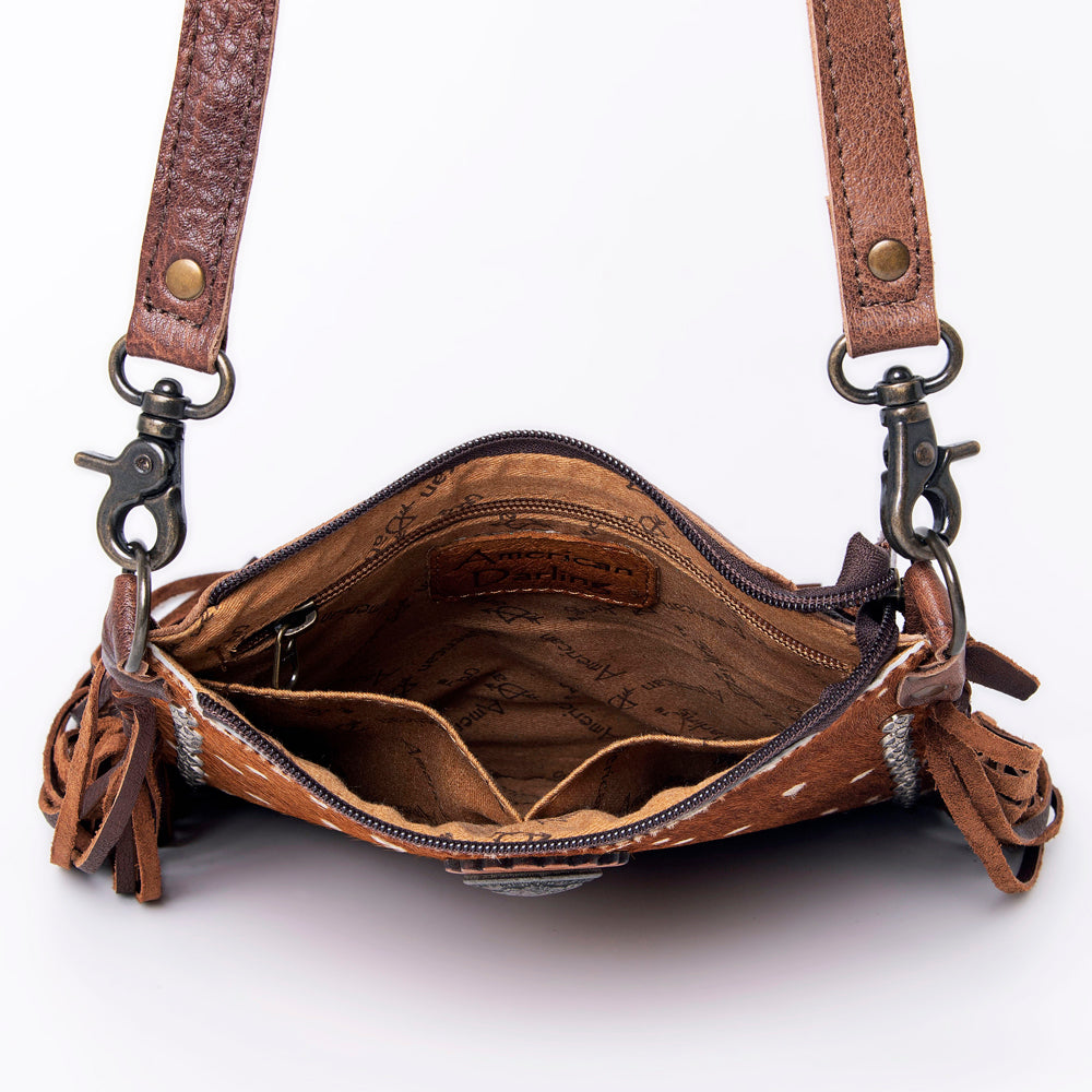 American Darling Cross Body Hair on Genuine Leather Western Women Bag | Handbag Purse Crossbody for Cute