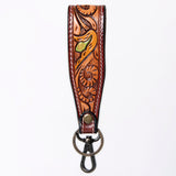 American Darling ADWSF126B Hand Tooled Genuine Leather Handle Strap For Wristlet Bags