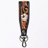 American Darling ADWSF126C Hand Tooled Genuine Leather Handle Strap For Wristlet Bags