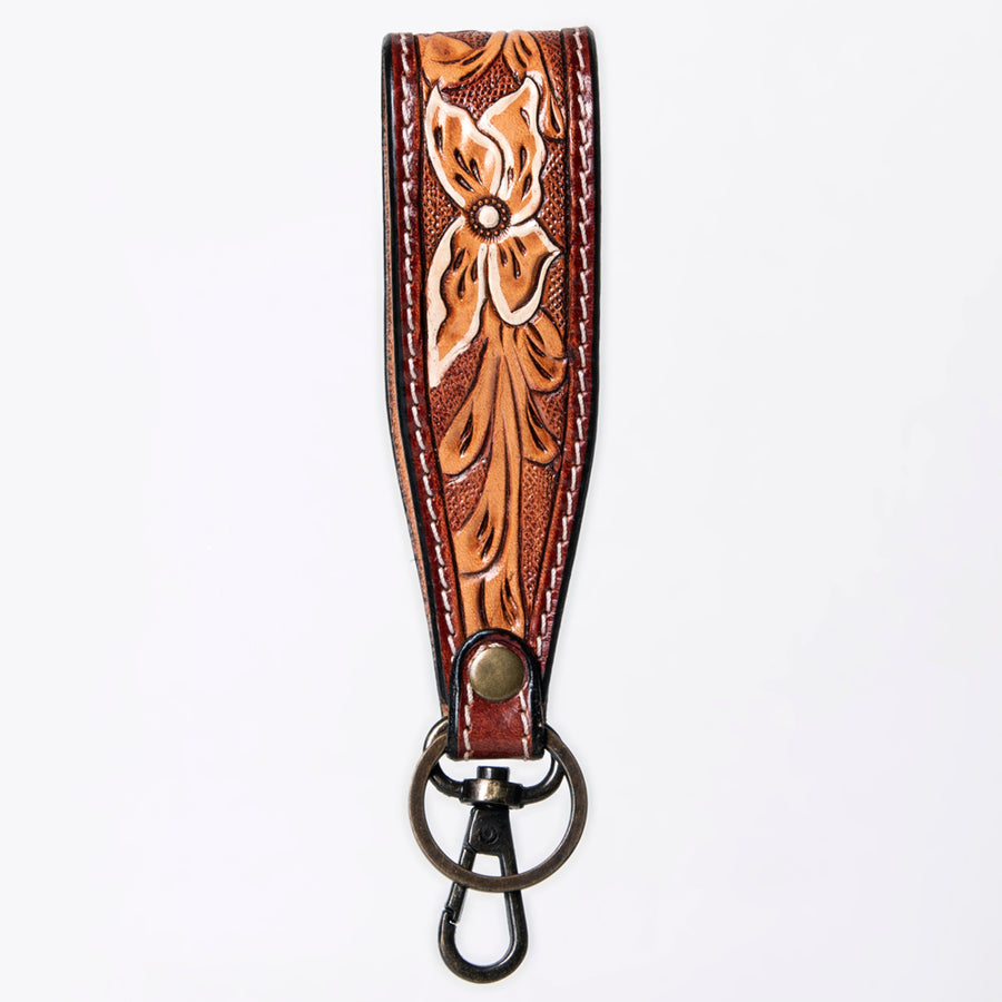 American Darling Hand Tooled Genuine Leather Handle Strap for Wristlet Bag Phone Wrist Keychain Wallet Purse Clutch Cellphone