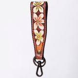 American Darling ADWSF126F Hand Tooled Genuine Leather Handle Strap For Wristlet Bags
