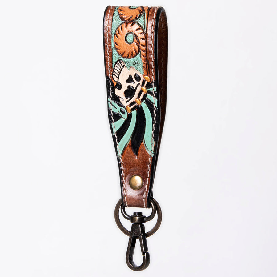 American Darling ADWSF126G Hand Tooled Genuine Leather Handle Strap by Hilason – Cowboy and equestrian accessories