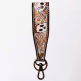 American Darling ADWSF126H Hand Tooled Genuine Leather Handle Strap For Wristlet Bags