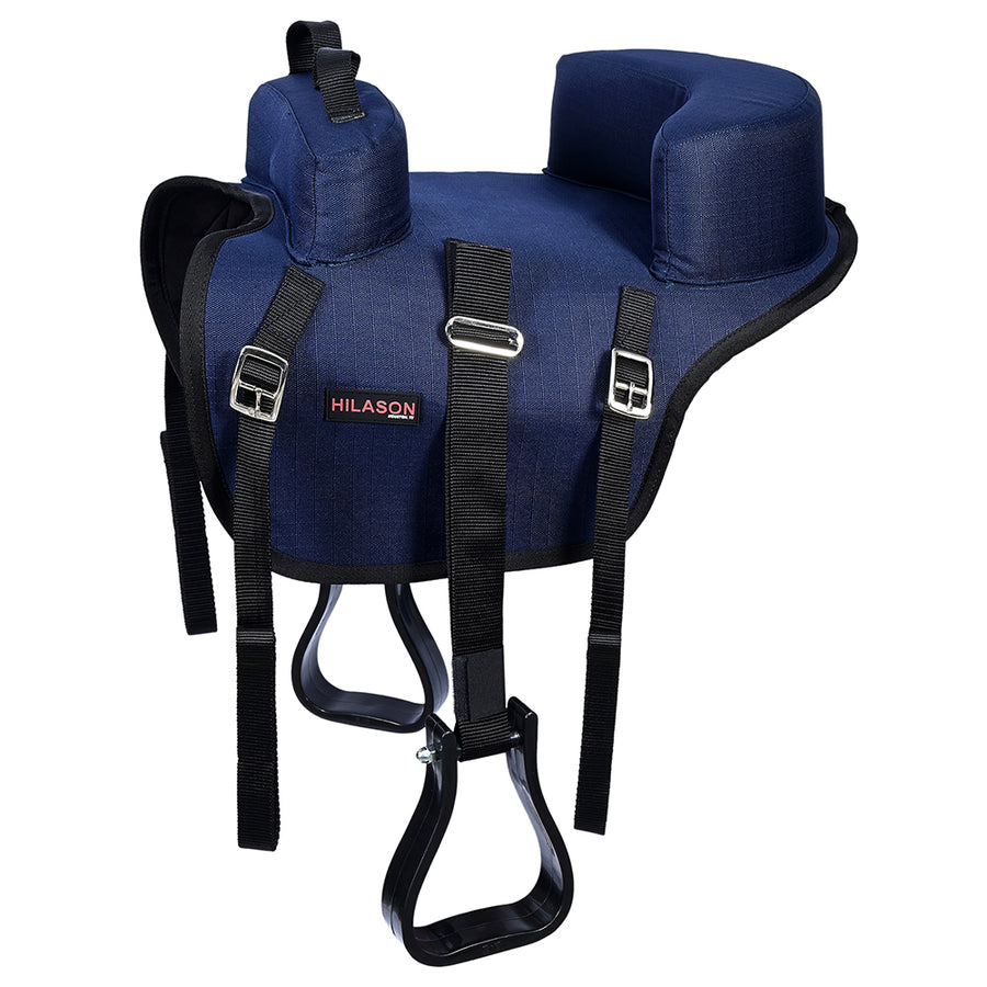 Hilason Buddy Child Seat For Horse Saddle Riding Navy Blue - Uhorse