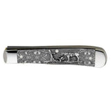 Circle Sh Cutlery Stainless Steel 4.5 In Trapper Style Pocket Knife
