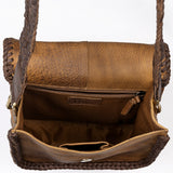 American Darling Cross Body Hair On Full Grain Genuine Leather Western Women Bag Handbag Purse | Cute
