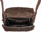 American Darling Cross Body Hair On Full Grain Genuine Leather Western Women Bag Handbag Purse | Cute