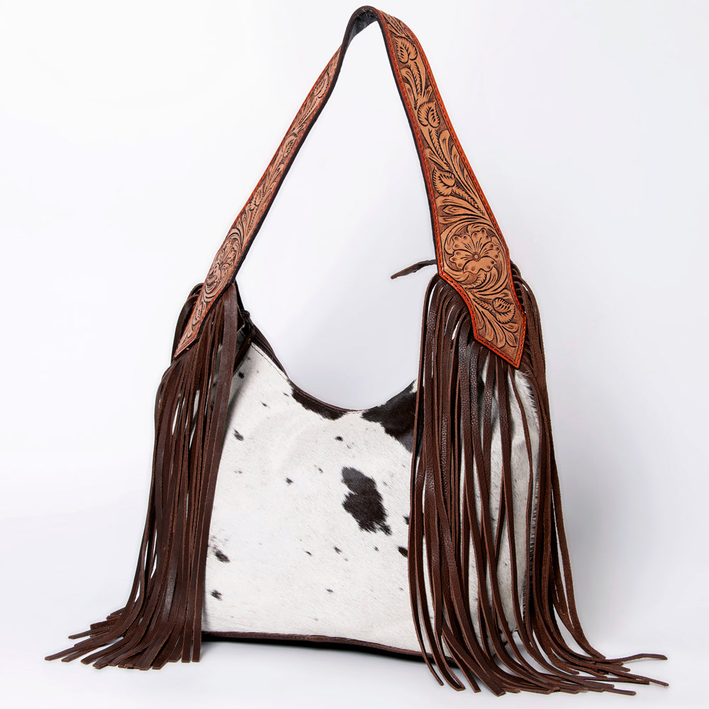 American Darling Hobo Hand Tooled Hair On Genuine Leather Western Women Bag | Handbag Purse Bags for Cute