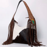American Darling Hobo Hand Tooled Hair On Genuine Leather Western Women Bag | Handbag Purse Bags for Cute