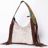 American Darling Hobo Hand Tooled Hair On Genuine Leather Western Women Bag | Handbag Purse Bags for Cute