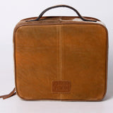 American Darling Jewelry Case Hand Tooled Hair-On Genuine Leather Women Bag Western Handbag Purse | Organizer for Travel