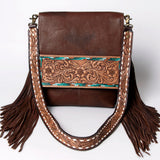 American Darling Large Crossbody Hand Tooled Genuine Leather Western Women Bag Handbag Purse | for Cute