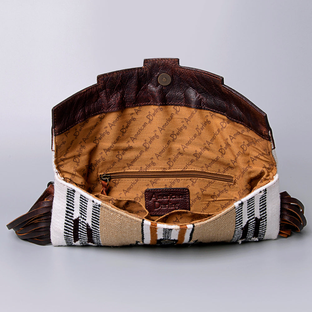 American Darling Small Cross Body Hand Tooled Saddle Blanket Genuine Leather Western Women Bag Handbag Purse Crossbody Cute