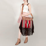 American Darling Signature Crossbody Hand Tooled Saddle Blanket Genuine Leather Women Bag Western Handbag Purse