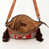 American Darling Signature Crossbody Hand Tooled Saddle Blanket Genuine Leather Women Bag Western Handbag Purse