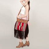 American Darling Signature Crossbody Hand Tooled Saddle Blanket Genuine Leather Women Bag Western Handbag Purse