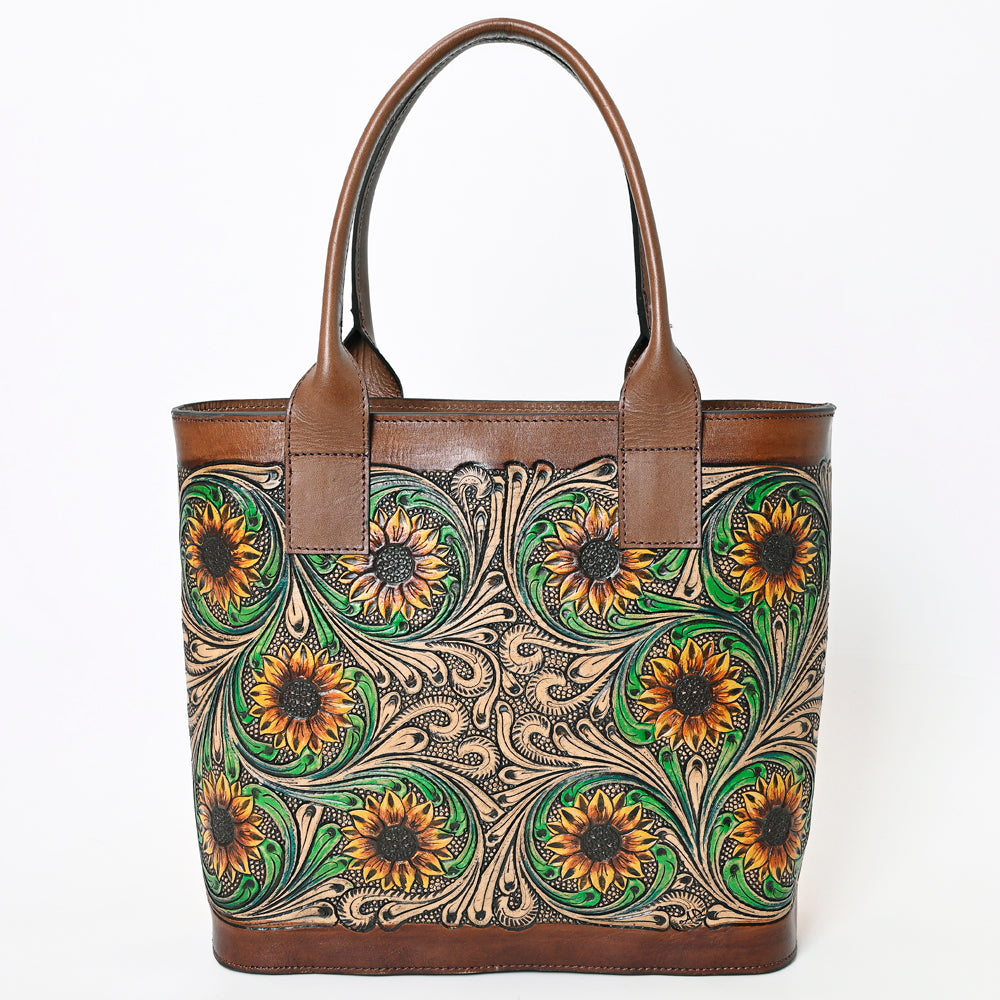 American Darling Tote Hand Tooled Genuine Leather Women Bag Western Handbag Purse