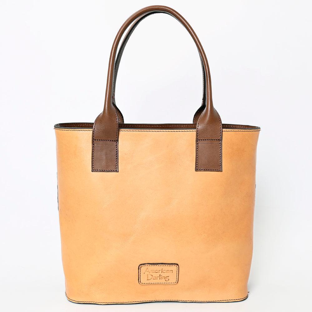 American Darling Tote Hand Tooled Genuine Leather Women Bag Western Handbag Purse