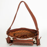 American Darling Tote Hand Tooled Hair-On Genuine Leather Women Bag Western Handbag Purse