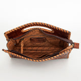 American Darling Clutch Hand Tooled Genuine Leather Women Bag Western Handbag Purse