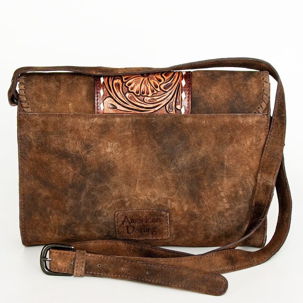 American Darling Clutch Hand Tooled Genuine Leather Women Bag Western Handbag Purse