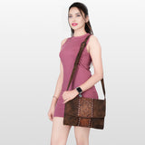 American Darling Clutch Hand Tooled Genuine Leather Women Bag Western Handbag Purse