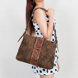 American Darling ADBGZ664 Hobo Hand Tooled Genuine Leather Women Bag Western Handbag Purse
