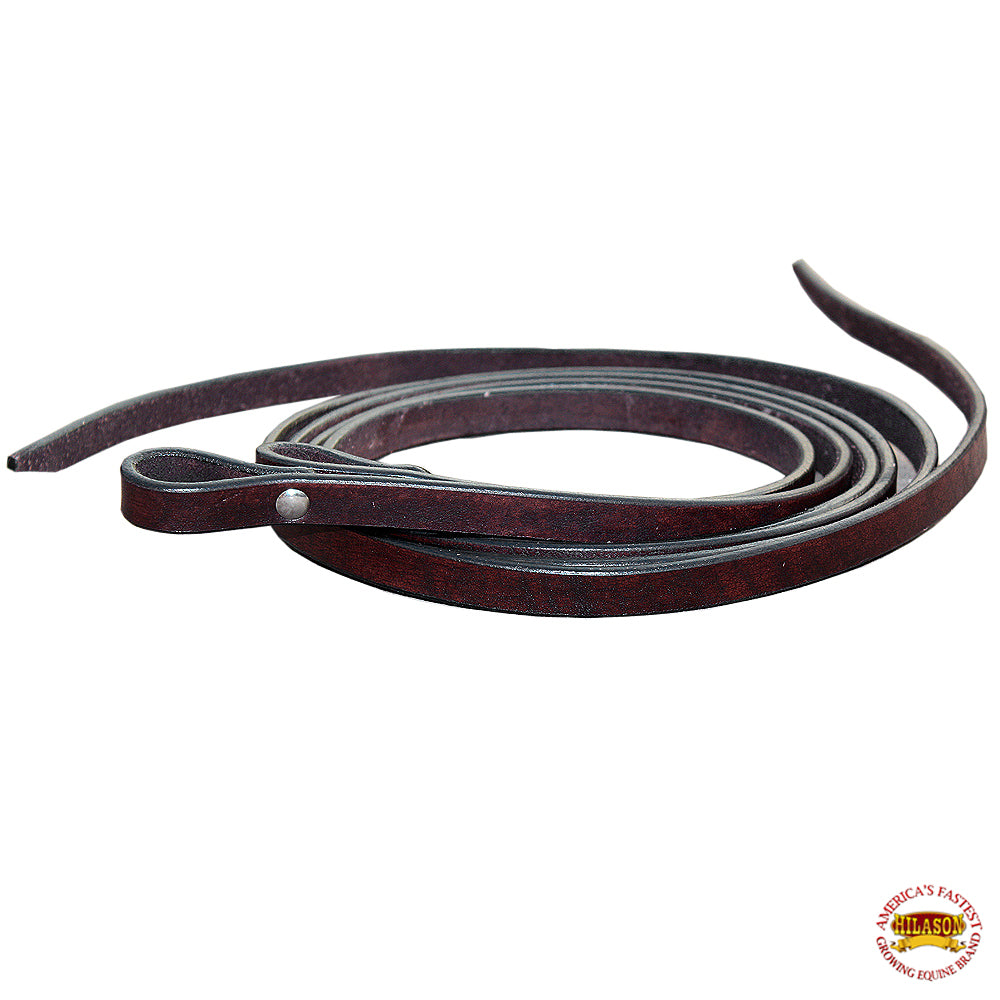 3/4 In x 8 ft Hilason Western Horse Tack Leather Split Rein