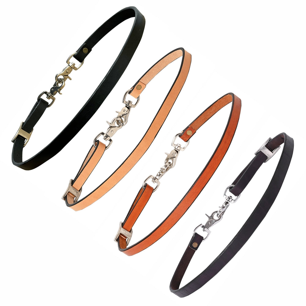 Hilason Horse Adjusts 3/4" - 26" Size Leather Breast Collar Wither Strap