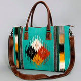 American Darling Tote Saddle Blanket Genuine Leather women bag western handbag purse