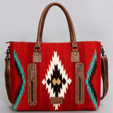 American Darling Tote Saddle Blanket Genuine Leather women bag western handbag purse