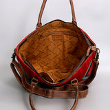 American Darling Tote Saddle Blanket Genuine Leather women bag western handbag purse