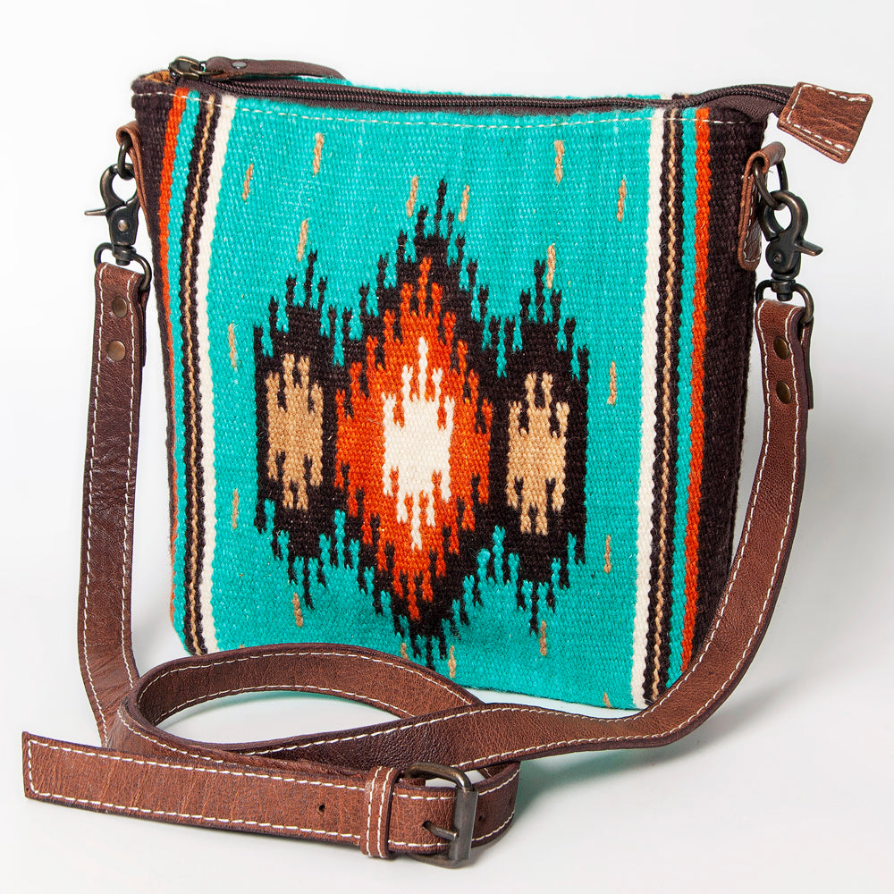 American Darling Large Crossbody Saddle Blanket Genuine Leather women bag western handbag purse
