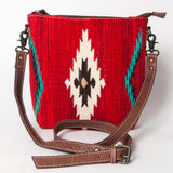 American Darling Large Crossbody Saddle Blanket Genuine Leather women bag western handbag purse