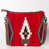 American Darling Large Crossbody Saddle Blanket Genuine Leather women bag western handbag purse