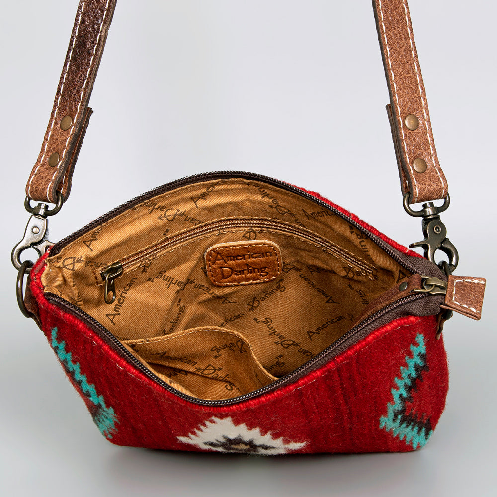 American Darling Large Crossbody Saddle Blanket Genuine Leather women bag western handbag purse