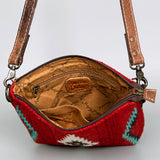 American Darling Large Crossbody Saddle Blanket Genuine Leather women bag western handbag purse