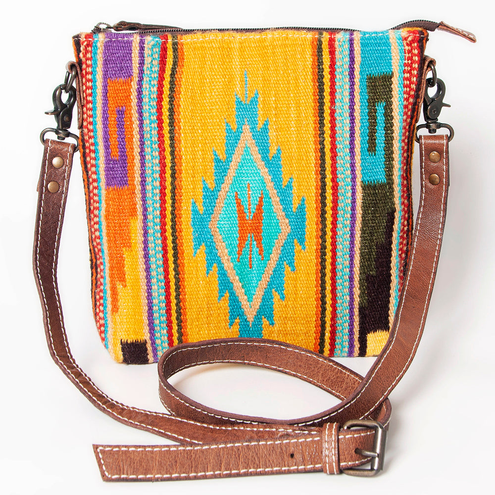 American Darling Large Crossbody Saddle Blanket Genuine Leather women bag western handbag purse
