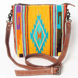 American Darling Large Crossbody Saddle Blanket Genuine Leather women bag western handbag purse