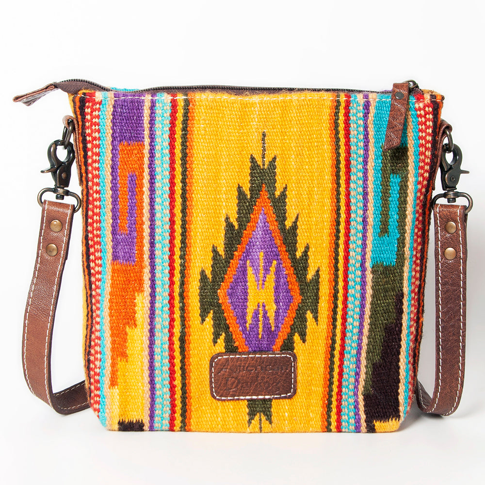 American Darling Large Crossbody Saddle Blanket Genuine Leather women bag western handbag purse