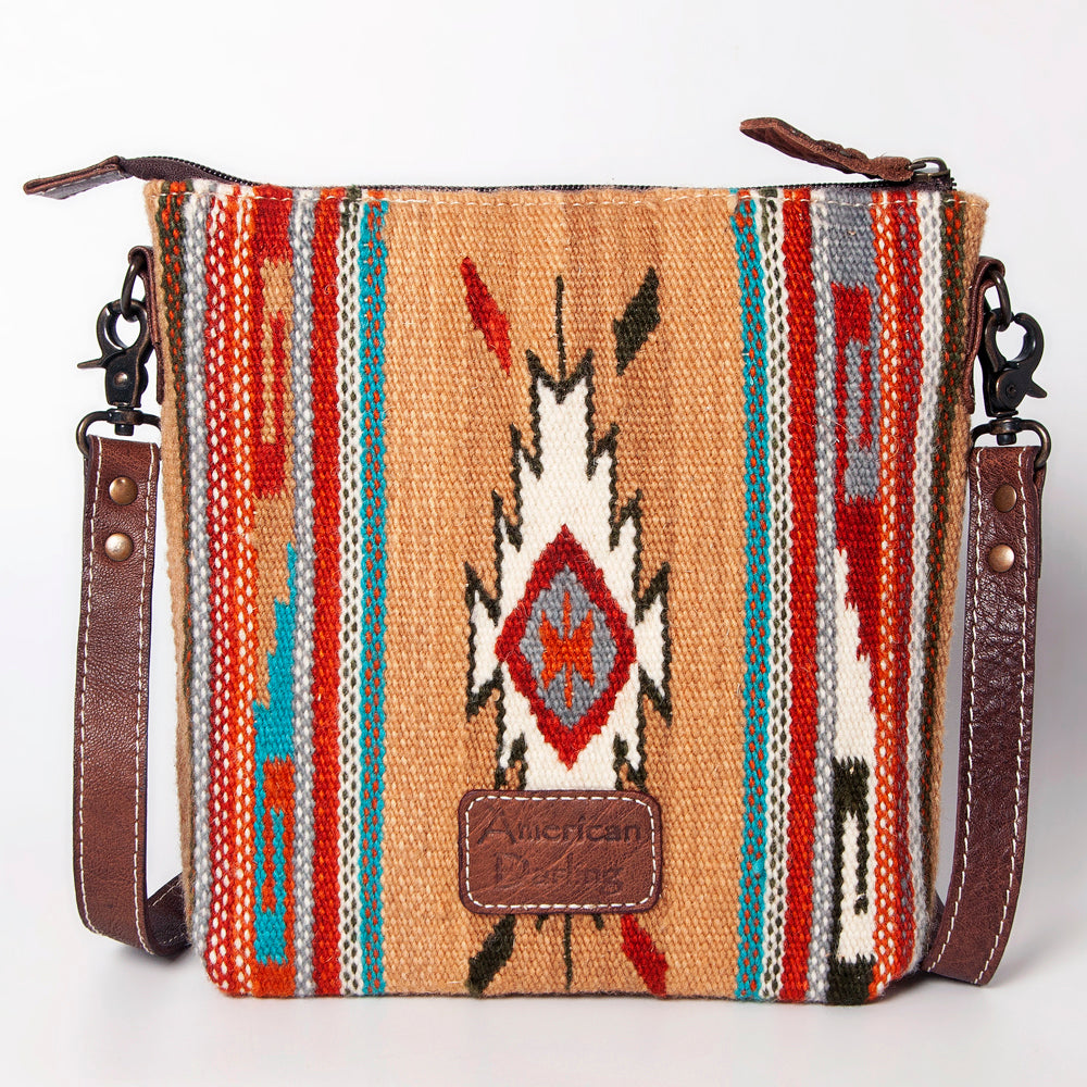 American Darling Large Crossbody Saddle Blanket Genuine Leather women bag western handbag purse