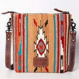 American Darling Large Crossbody Saddle Blanket Genuine Leather women bag western handbag purse