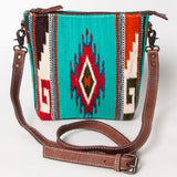 American Darling Large Crossbody Saddle Blanket Genuine Leather women bag western handbag purse