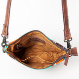 American Darling Large Crossbody Saddle Blanket Genuine Leather women bag western handbag purse